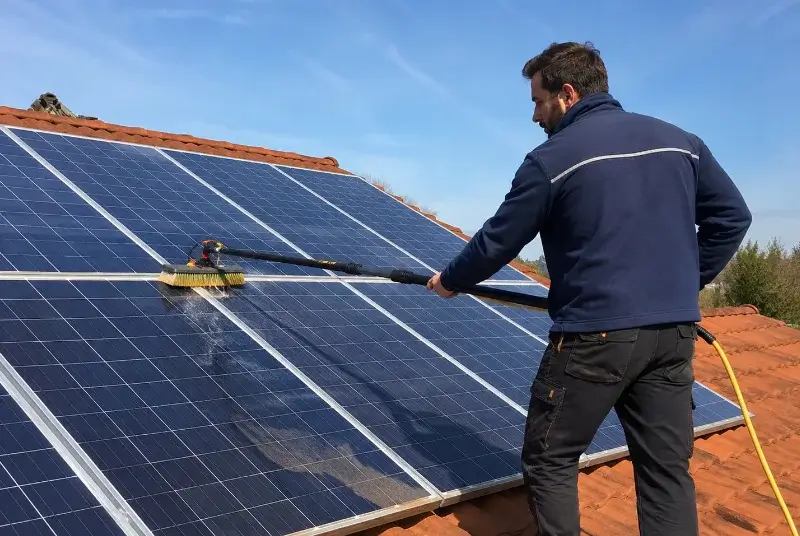 Nettoyage et entretien de panneaux solaires à Villeneuve-d'Ascq